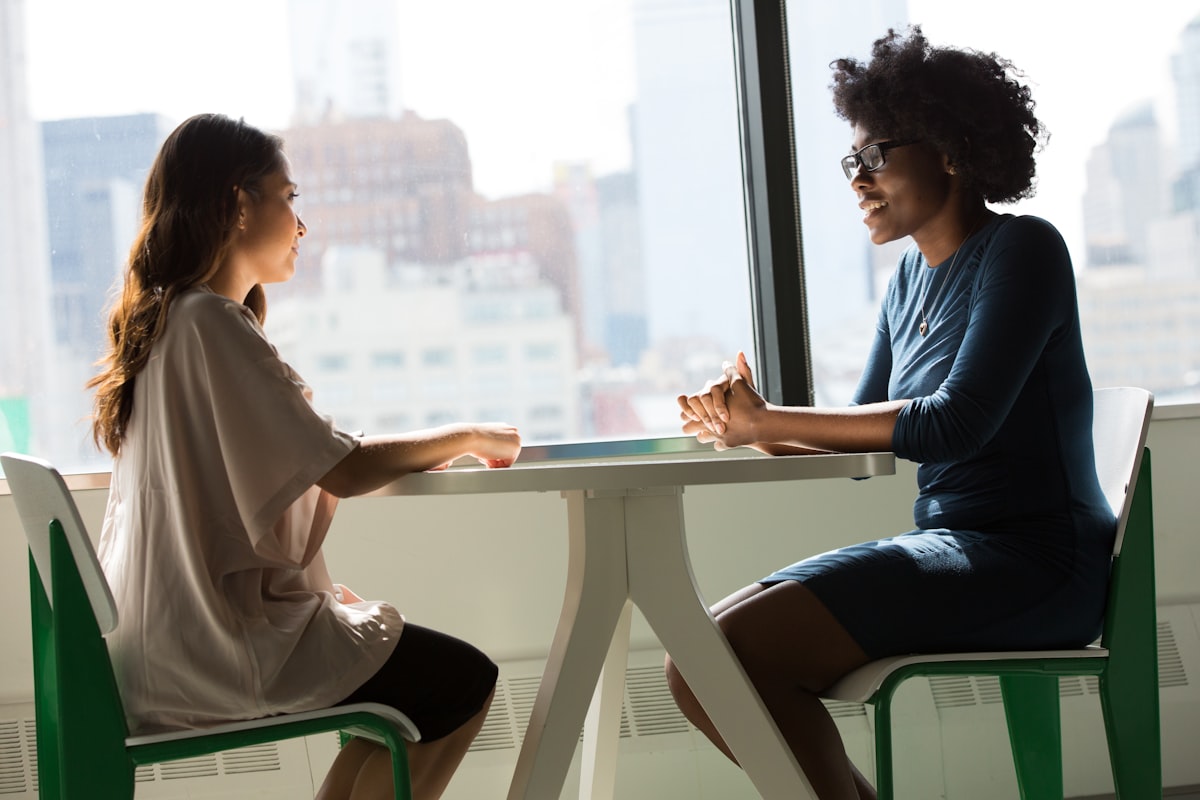 A counselling session at Resilience Academy